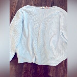 Vineyard Vines baby blue sweater